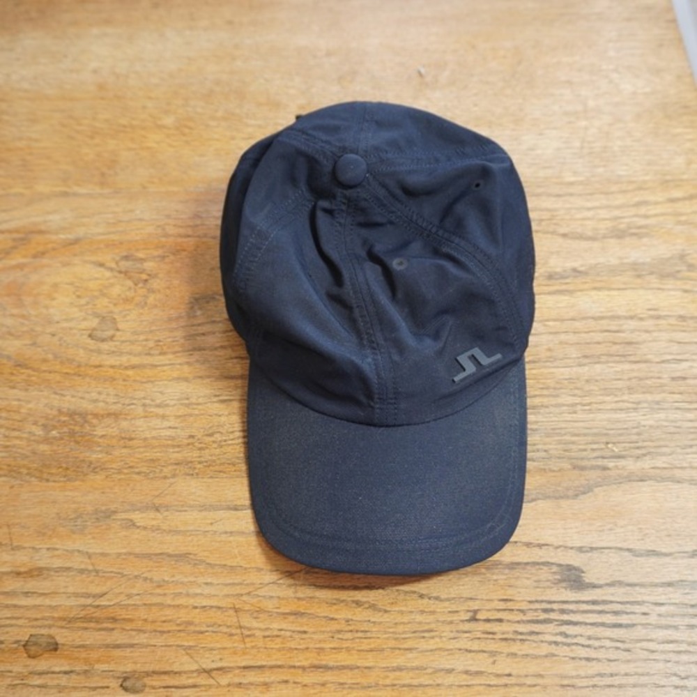 J.Lindeberg Men's Navy Blue Golf Cap Hat Adjustable Logo Hat OSFA‎ Tennis Casual